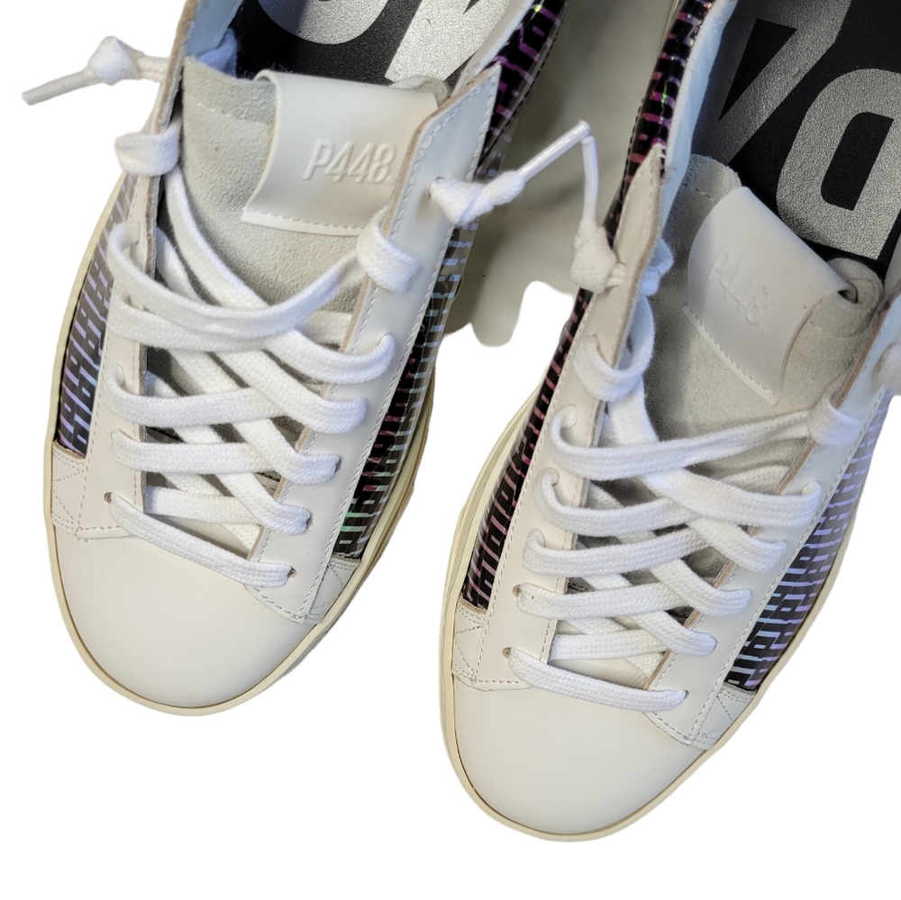 NWT P448 Holographic Jack Monogram Sneakers - Picture 4 of 9